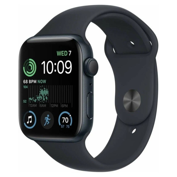 Умные часы Apple Watch SE 2024 44mm Aluminum Case with Sport Band Черный