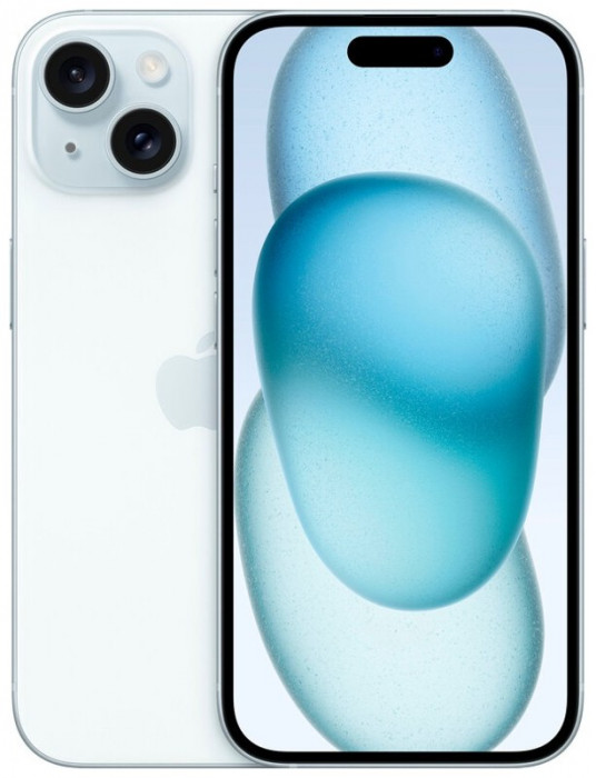 Смартфон Apple iPhone 15 128GB Голубой (Blue) eSim (Без RuStore)