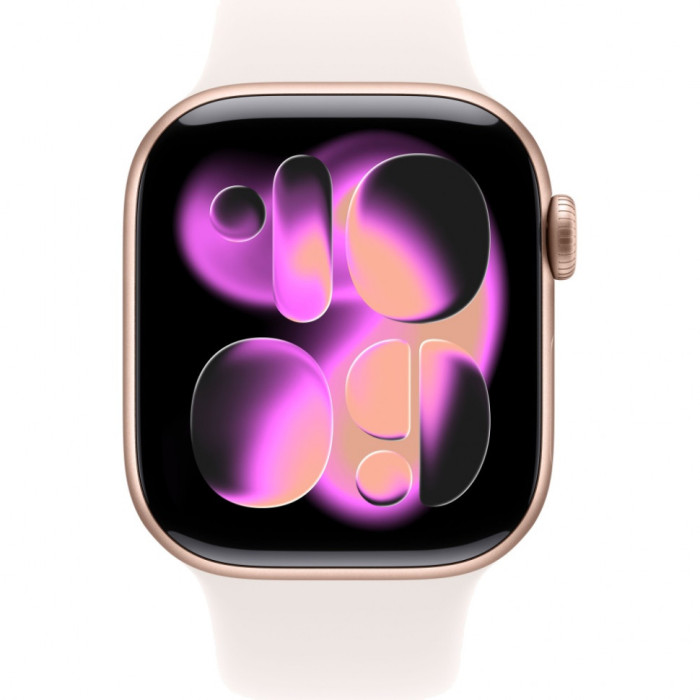 Умные часы Apple Watch Series 11 42mm Rose Gold Aluminum Case with Light Blush Sport Band