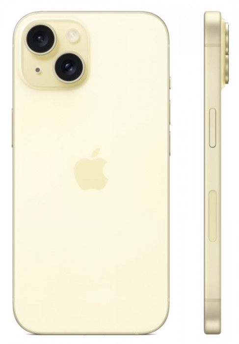 Смартфон Apple iPhone 15 128GB Желтый (Yellow) nano SIM + eSIM (Без RuStore)