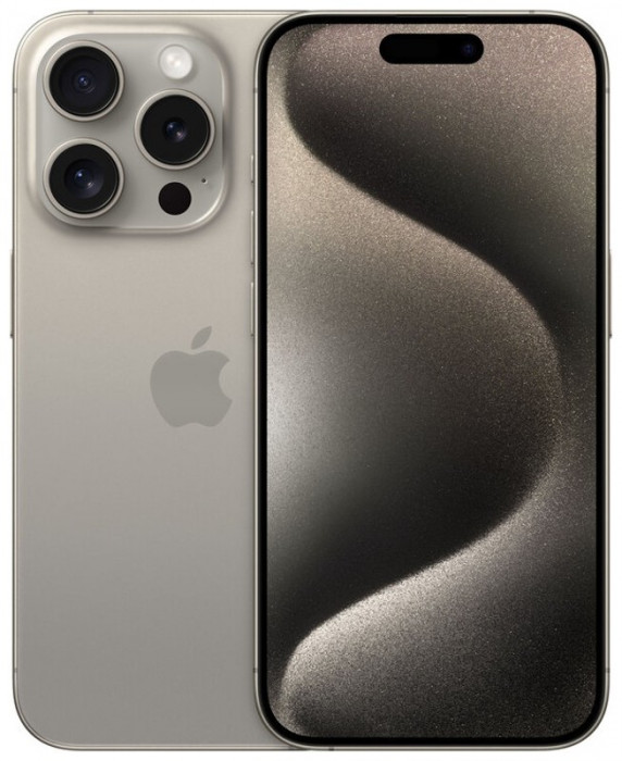 Смартфон Apple iPhone 15 Pro 128GB Титан (Natural Titanium) eSim (Без RuStore)